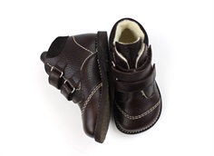 Angulus mørk brun vintersko med uldfoer